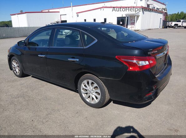 3N1AB7APXJL613415 2018 NISSAN SENTRA Black Rear left