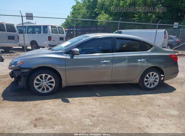 3N1AB7APXJL662646 2018 NISSAN SENTRA Gray Vista interior trasera