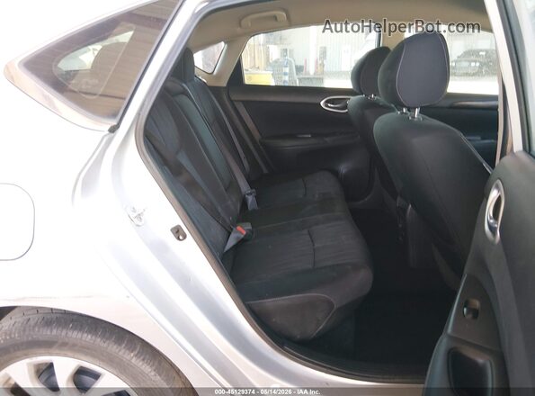 3N1AB7APXJY230920 2018 NISSAN SENTRA Silver Widok naklejki z numerem VIN