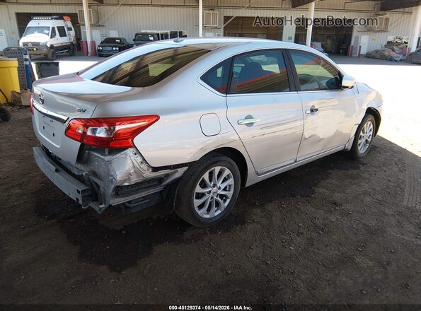 3N1AB7APXJY230920 2018 NISSAN SENTRA Silver Tył prawy