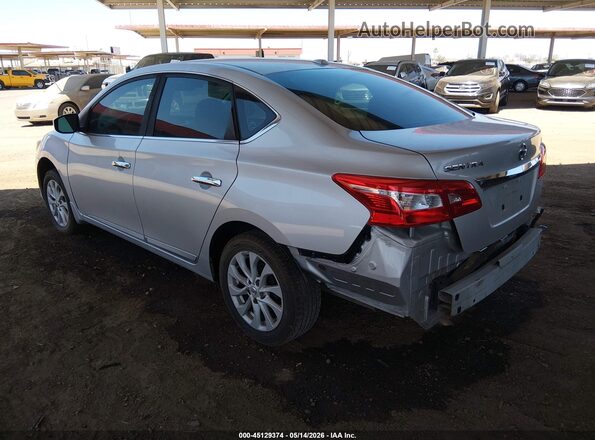 3N1AB7APXJY230920 2018 NISSAN SENTRA Silver Tył lewy