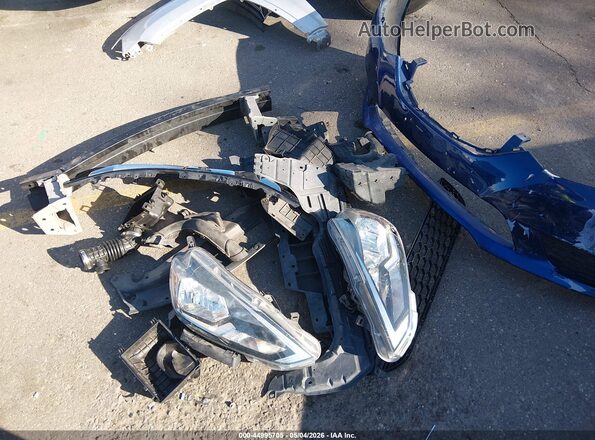 3N1AB7APXJY248205 2018 NISSAN SENTRA Blue Вид щитка приладів