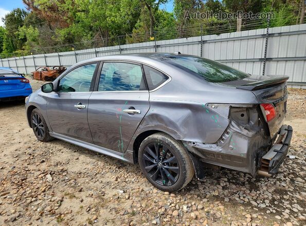 3N1AB7APXJY256952 2018 NISSAN SENTRA Gray Rear left