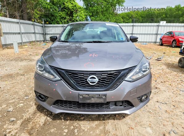 3N1AB7APXJY256952 2018 NISSAN SENTRA Gray Front view