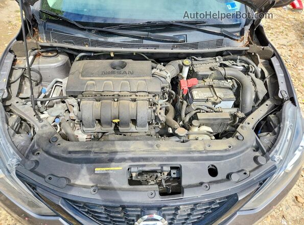 3N1AB7APXJY256952 2018 NISSAN SENTRA Gray Rear interior view