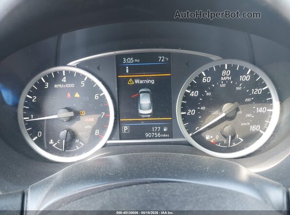 3N1AB7APXKL604764 2019 NISSAN SENTRA Red Vista de los asientos traseros