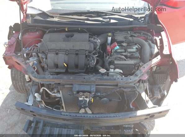 3N1AB7APXKL604764 2019 NISSAN SENTRA Red Vista trasera