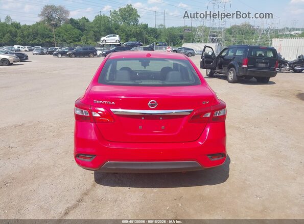 3N1AB7APXKL604764 2019 NISSAN SENTRA Red 