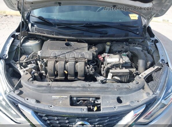 3N1AB7APXKY218414 2019 NISSAN SENTRA Серебряный Вид сзади