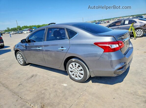 3N1AB7APXKY232975 2019 NISSAN SENTRA Gray უკანა მარცხენა