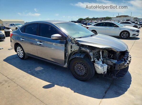 3N1AB7APXKY232975 2019 NISSAN SENTRA Gray წინა მარჯვენა