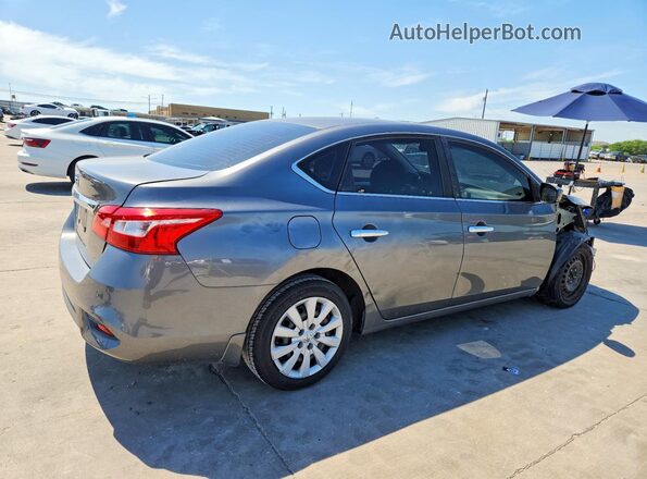 3N1AB7APXKY232975 2019 NISSAN SENTRA Gray უკანა მარჯვენა
