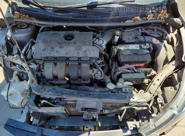 3N1AB7APXKY232975 2019 NISSAN SENTRA Gray უკანა სალონის ხედი