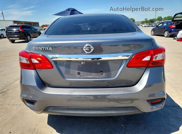 3N1AB7APXKY232975 2019 NISSAN SENTRA Gray უკანა ხედი