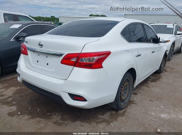 3N1AB7APXKY244060 2019 NISSAN SENTRA White Задня права чверть