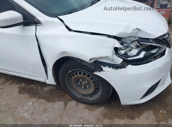 3N1AB7APXKY244060 2019 NISSAN SENTRA White Вид спереду