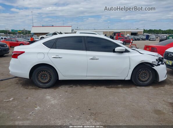 3N1AB7APXKY244060 2019 NISSAN SENTRA White Вид задньої частини салону