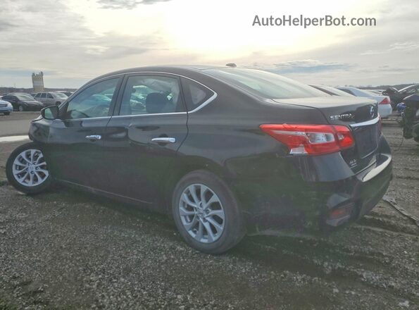 3N1AB7APXKY244527 2019 NISSAN SENTRA Black Tył lewy