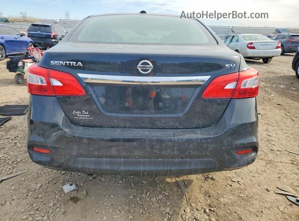 3N1AB7APXKY244527 2019 NISSAN SENTRA Black Widok z tyłu