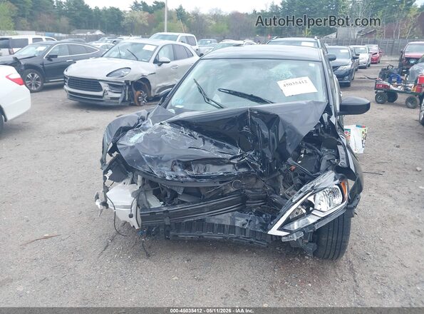 3N1AB7APXKY254605 2019 NISSAN SENTRA Black Вид спереду