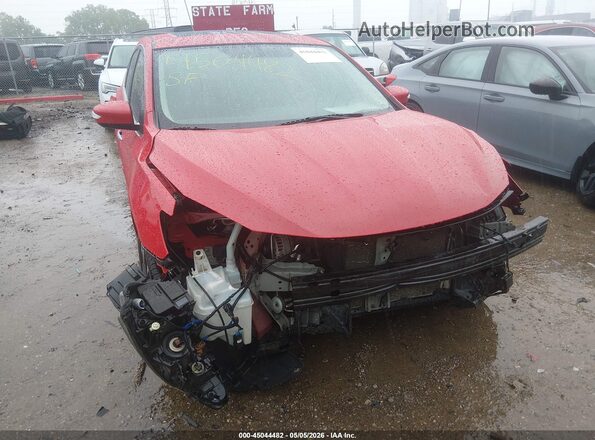 3N1AB7APXKY255558 2019 NISSAN SENTRA Red Vista frontal