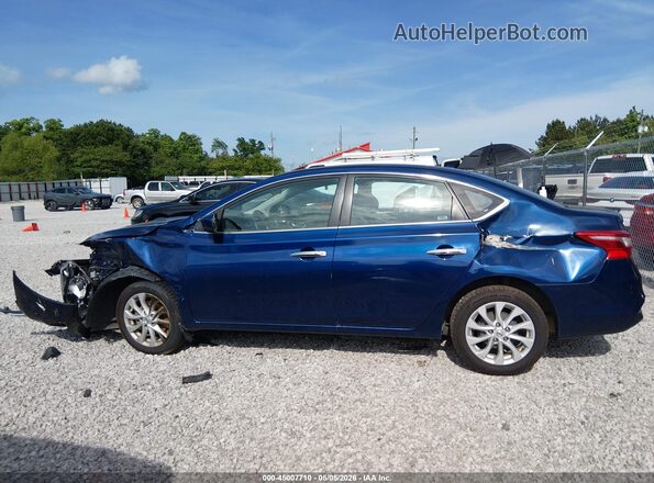 3N1AB7APXKY261182 2019 NISSAN SENTRA Dark Blue 