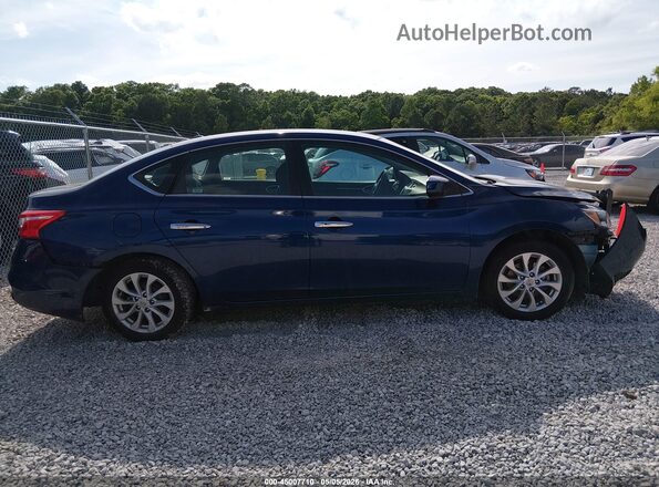 3N1AB7APXKY261182 2019 NISSAN SENTRA Dark Blue 