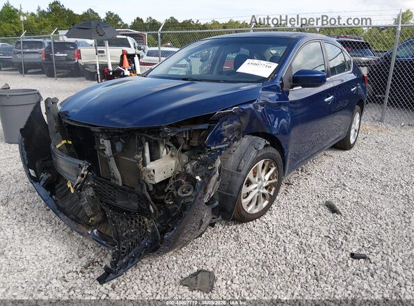 3N1AB7APXKY261182 2019 NISSAN SENTRA Dark Blue 