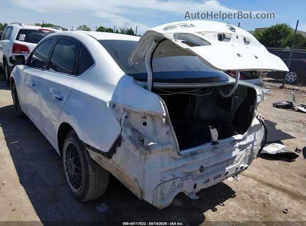 3N1AB7APXKY309716 2019 NISSAN SENTRA White Задня ліва чверть