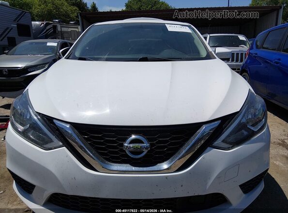 3N1AB7APXKY309716 2019 NISSAN SENTRA White Вид задньої частини салону