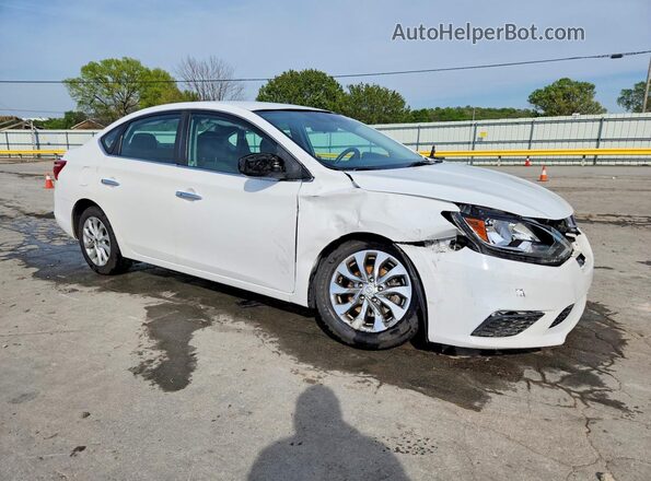 3N1AB7APXKY310736 2019 NISSAN SENTRA White 