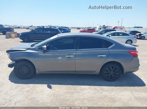 3N1AB7APXKY325883 2019 NISSAN SENTRA Серый Панорамный вид салона 360°