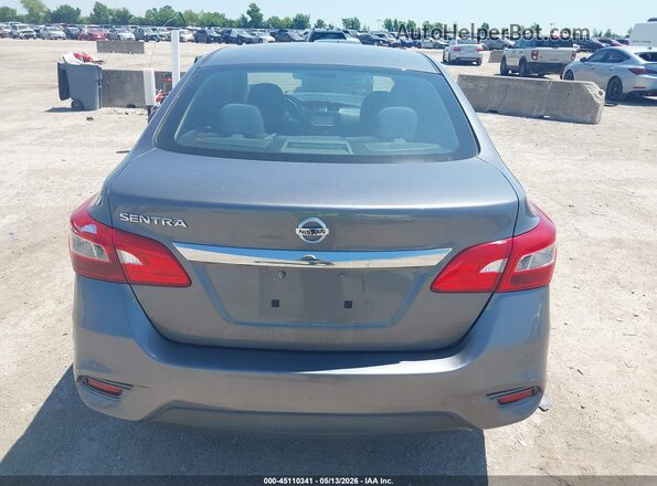 3N1AB7APXKY325883 2019 NISSAN SENTRA Серый 