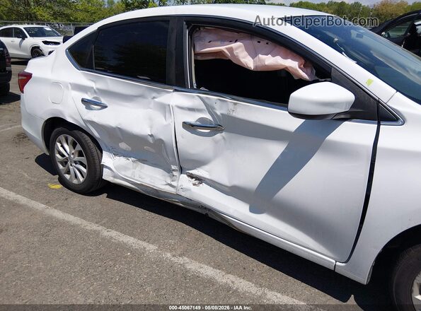 3N1AB7APXKY348290 2019 NISSAN SENTRA White Vista frontal
