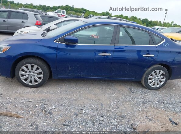 3N1AB7APXKY401893 2019 NISSAN SENTRA Blue Vista interior de 360 grados