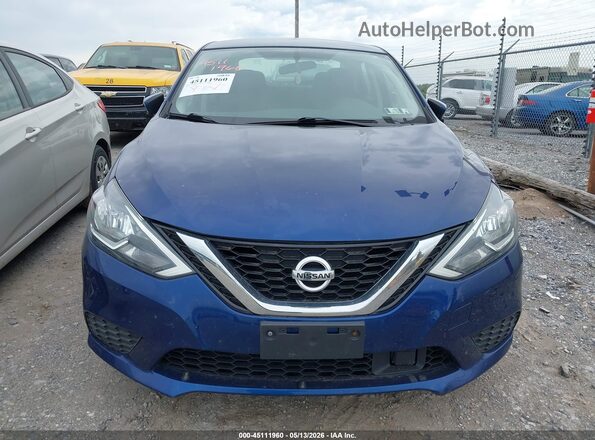 3N1AB7APXKY401893 2019 NISSAN SENTRA Blue Vista del cuadro de instrumentos