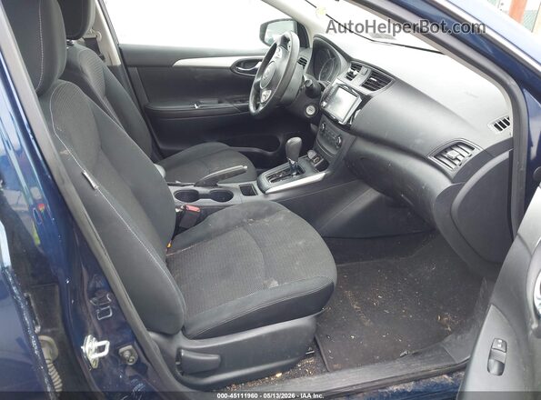 3N1AB7APXKY401893 2019 NISSAN SENTRA Blue Vista interior delantera