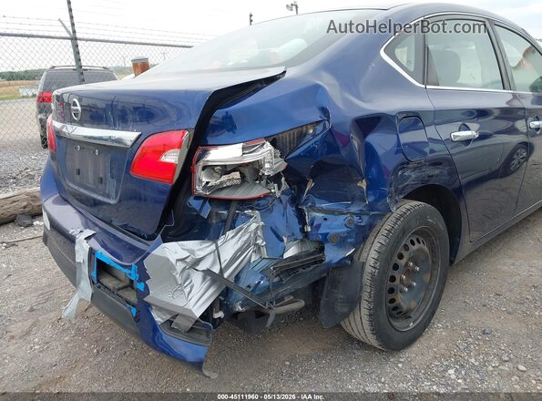 3N1AB7APXKY401893 2019 NISSAN SENTRA Blue Vista frontal