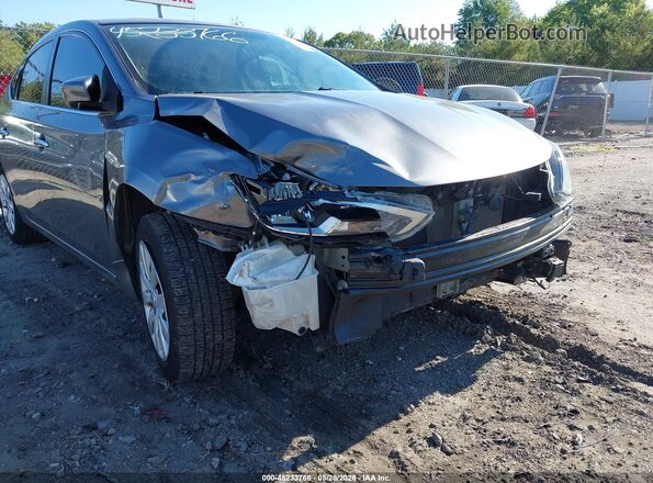 3N1AB7APXKY433548 2019 NISSAN SENTRA Gray წინა ხედი