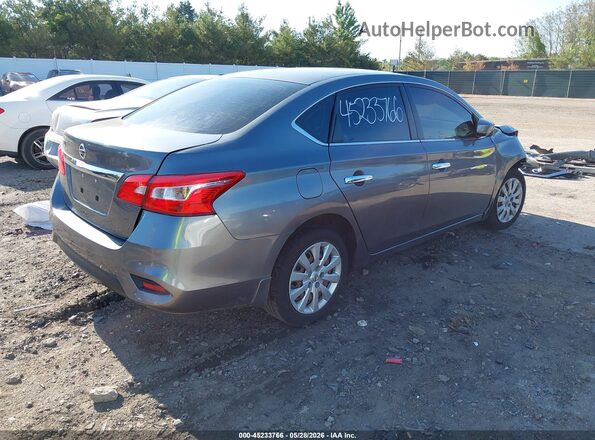 3N1AB7APXKY433548 2019 NISSAN SENTRA Gray უკანა მარჯვენა