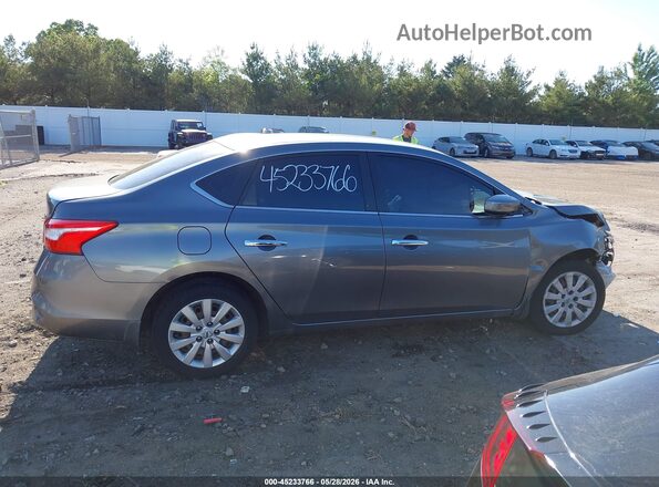 3N1AB7APXKY433548 2019 NISSAN SENTRA Gray სალონის 360-გრადუსიანი ხედი