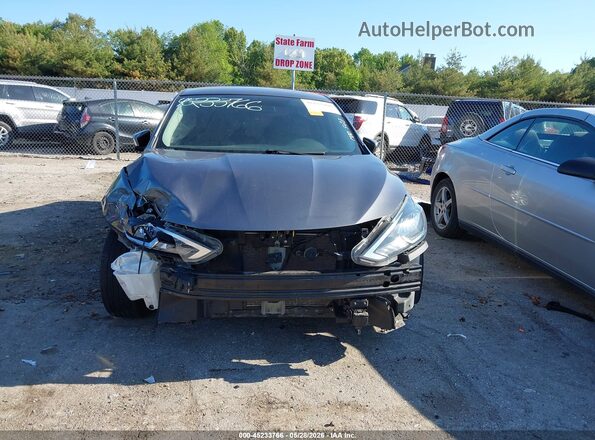 3N1AB7APXKY433548 2019 NISSAN SENTRA Gray უკანა სალონის ხედი