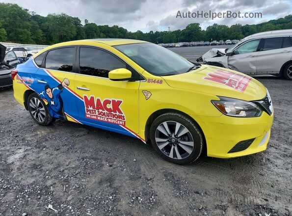 3N1AB7APXKY433744 2019 NISSAN SENTRA White Передня права чверть