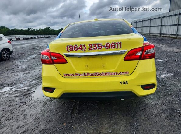 3N1AB7APXKY433744 2019 NISSAN SENTRA White Вид ззаду