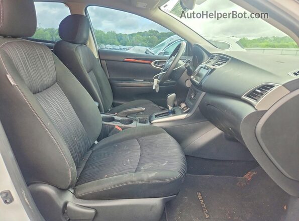 3N1AB7APXKY433744 2019 NISSAN SENTRA White Вид салону спереду