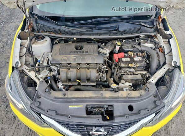 3N1AB7APXKY433744 2019 NISSAN SENTRA White Вид задньої частини салону