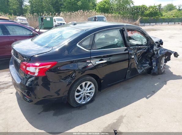 3N1AB7APXKY438636 2019 NISSAN SENTRA Black Rear right