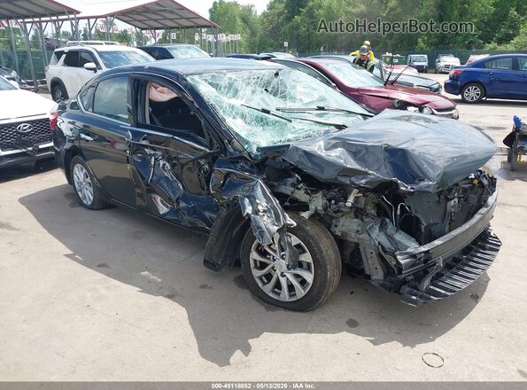 3N1AB7APXKY438636 2019 NISSAN SENTRA Black 
