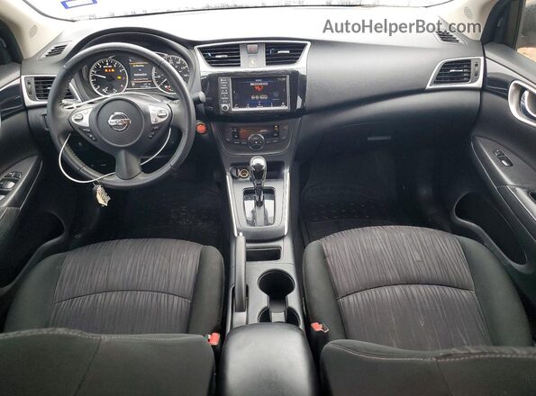 3N1AB7APXKY455940 2019 NISSAN SENTRA Серый Вид панели приборов