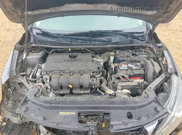 3N1AB7APXKY455940 2019 NISSAN SENTRA Серый Вид задней части салона